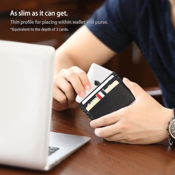 Slim Credit Card Wallet Case for Apple AirTag - 2 Pack