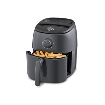 DASH Tasti-Crisp™ Electric Air Fryer Oven – 2.6 Qt, Compact & Quick Cooking in Grey