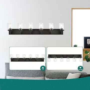 QueeuQ Modern Bathroom Vanity Light Fixtures for Any Space