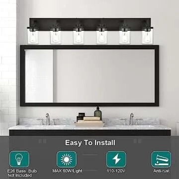 QueeuQ Modern Bathroom Vanity Light Fixtures for Any Space