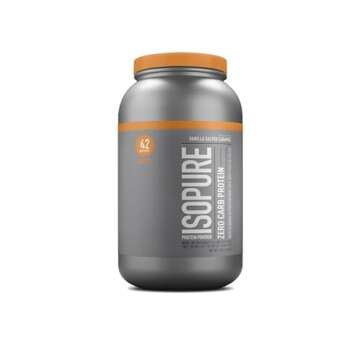 Isopure Zero Carb Whey Isolate Protein Powder - Vanilla Caramel