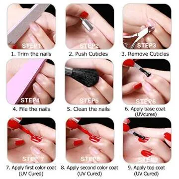 Beetles Glitter Series Gel Nail Polish Set, 6 Pcs Purple Gold Glitter Gel Polish Kit Orange Green Nail Gel Kit Art Design Sugar Skull Gift Box, Soak Off LED Gel Nail Lamp Cured, 7.3 ml Each Bottle