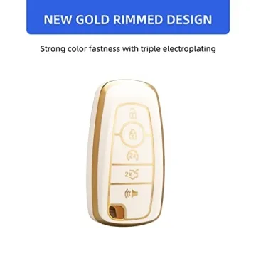 OFFCURVE Stylish Key Fob Cover for Ford Vehicles