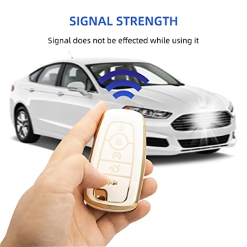 OFFCURVE Stylish Key Fob Cover for Ford Vehicles