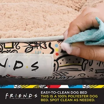Friends City Doodle Cuddler Dog Bed for Small Dogs