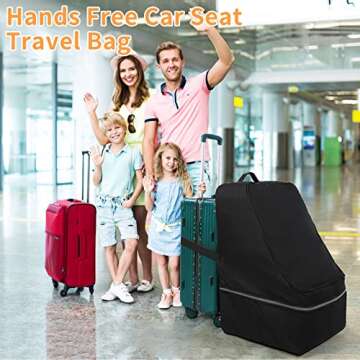 Looxii Car Seat Travel Bag for Air Travel - Padded Protection