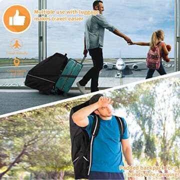 Looxii Car Seat Travel Bag for Air Travel - Padded Protection