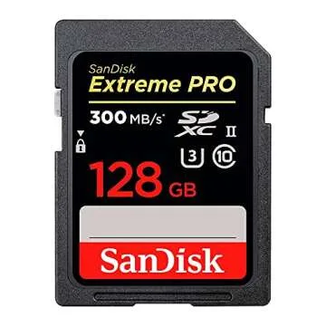 Top SanDisk Extreme Pro 128GB UHS-II Memory Card