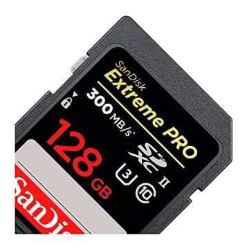 SanDisk SDSDXPK-128G-ANCINSandisk Extreme Pro - Flash Memory Card - 128 GB - SDXC UHS-II - Black