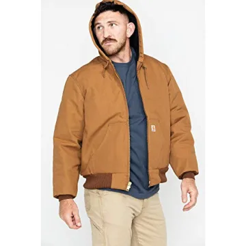 Carhartt Men's Quilted Flannel Lined Duck Active Jacket