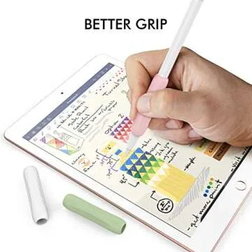 Ergonomic Silicone Grips for Apple Pencil - AhaStyle 3 Pack
