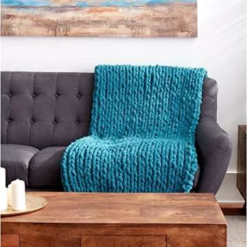 Bernat Blanket Super Bulky Yarn, 5.3oz, Guage 6 Super Bulky, Light Teal