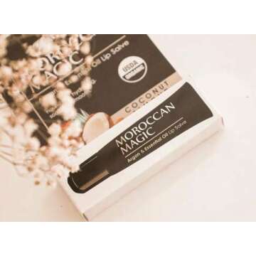 Moroccan Magic Organic Lip Salve Pack | Made with Natural Cold Pressed Argan and Essential Oils | Li...