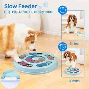 AVOAR Dog Toys for Puppies, Interactive Dog Toys for Training, Dog Enrichment Toys for Large Medium Small Smart Dogs, Pet Puzzles Toys for Dogs Mental Stimulation, for Dogs Cats