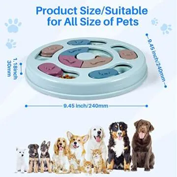 AVOAR Dog Toys for Puppies, Interactive Dog Toys for Training, Dog Enrichment Toys for Large Medium Small Smart Dogs, Pet Puzzles Toys for Dogs Mental Stimulation, for Dogs Cats