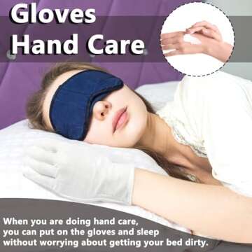 Zealor White Cotton Gloves - Multi-Use Hand Care Gloves