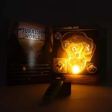 Jurassic World Dinosaurs in the Dark Sound Book and Flashlight Toy Set PI Kids