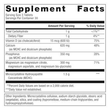 Metagenics Bone Builder with Magnesium - Bone Support Supplement* - Comprehensive Mineral Support* - with Calcium, Vitamin D & Magnesium - Non-GMO - Gluten-Free - 90 Tablets