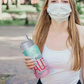 Customizable 25 OZ Sublimation Glass Water Bottles Pack