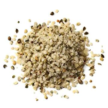 Food to Live - Organic Hemp Hearts, 2 Pounds Non-GMO Raw Hearts, Hulled, Shelled, Kosher, Vegan, Keto-Friendly. Good Source of Protein & Fiber. Great for Smoothies, Oatmeal, and Salads.