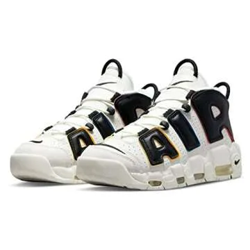 Nike Men's Air More Uptempo Sneakers, Pure Platinum/White/Bright Cri, 12