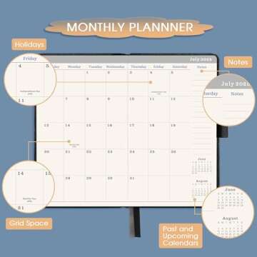 2025-2028 Pocket Planner - Stylish Monthly Organizer