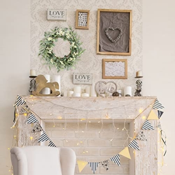 Elegant Pinkpum 20'' Eucalyptus Wreath for Home Decor