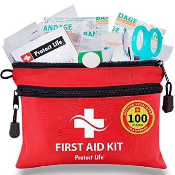 100-Piece First Aid Kit Compact HSA FSA Eligible
