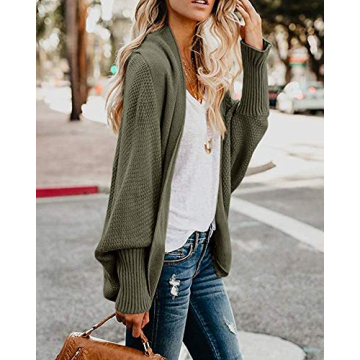 Mafulus Women's Oversized Chunky Knit Cardigan - Cozy & Stylish