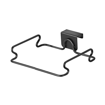 mDesign Compact Over-Cabinet Trash Bag Holder for Small Spaces