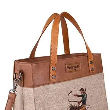 Montana West Wrangler Purses and Handbags for Women Tote Bag Vintage hand-woven Boho Aztec Bag Western Purses for Women WG54-8317TN