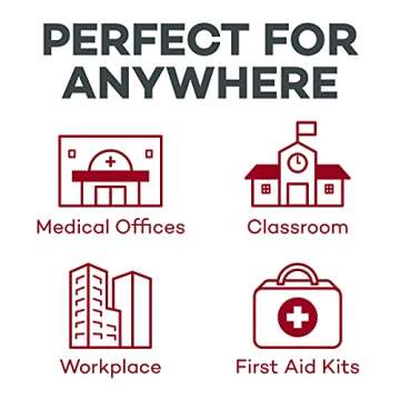 Dealmed Alcohol Prep Pads – 200 Count Medium Latex-Free Gamma Sterilized Antiseptic Wipes, Wound Care Products for First Aid Kits, Home, and Medical Facilities