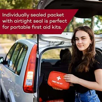 Dealmed Alcohol Prep Pads – 200 Count Medium Latex-Free Gamma Sterilized Antiseptic Wipes, Wound Care Products for First Aid Kits, Home, and Medical Facilities