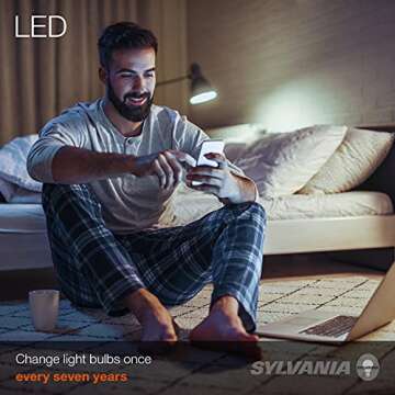 SYLVANIA ECO LED A19 Bulb, Bright Efficient 9W, 750 Lumens