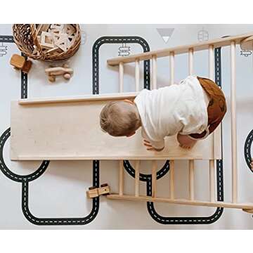 LITTLE Bot Ofie Mat, Soft Baby Play mat, Reversible Foam Floor mat, 6.5 ft x 4.5 ft, Durable and Non...