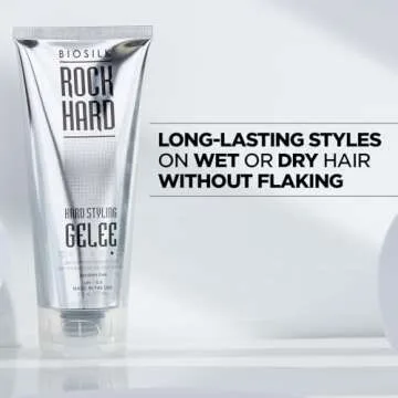 BioSilk Rock Hard Hair Gel for Long-Lasting Styles