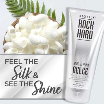 BioSilk Rock Hard Hair Gel for Long-Lasting Styles