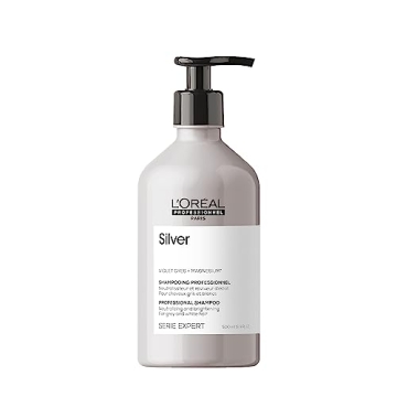 L'Oreal Professionnel Color Depositing Purple Shampoo for Blonde and Silver Hair | 16.9 Fl. Oz.