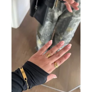 Adjustable Stainless Steel Band Ring for Every Occasion