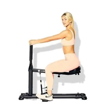 The DB Method Squat Machine, Workout Equipment for Home Gym, Exercise Leg and Glutes, Low Impact Low...