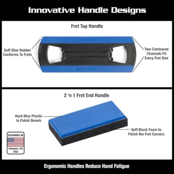 MusicNomad Tracers Fret Erasers 6 pc. Finishing Kit