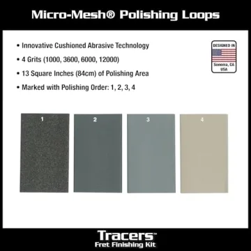 MusicNomad Tracers Fret Erasers 6 pc. Finishing Kit