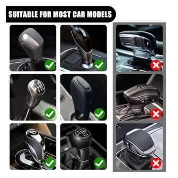JOYCOURT Car Gear Shift Hoodie, Fashionable Gear Shift Knob Cover, Mini Hoodie for Auto Shifter, Auto Interior Cute Gadgets, Universal Car Decoration Accessories