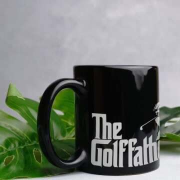 Shanker Golf Mug - The Golf Father Mug - Perfect Funny Golf Gifts for Men - Great Novelty Golf Gag G...
