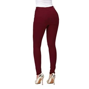 Stylish High Waisted Colored Stretch Skinny Jeans