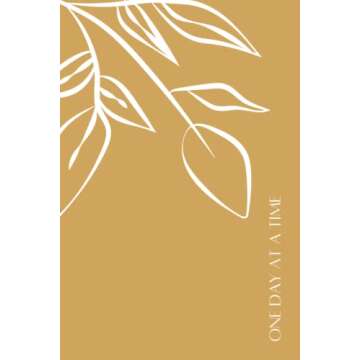 One Day at a Time: Daily Planner Undated for Intentional Living