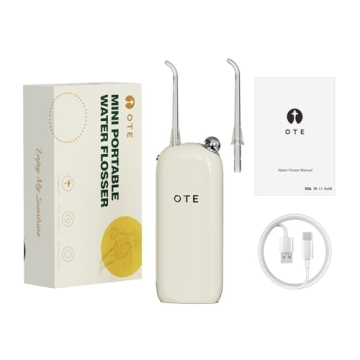 Water flossers Cordless for Teeth - OTE Portable Water Flosser - Mini Power Dental Flossers Recharge...