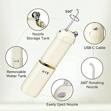 OTE Water Flosser - Portable Cordless Dental Care Solution