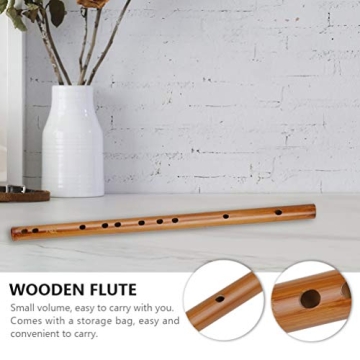 Wooden Flute Piccolo Traditional Musical Gift for Beginners