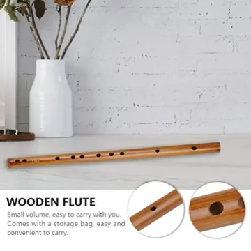 Wooden Flute Piccolo Traditional Musical Gift for Beginners